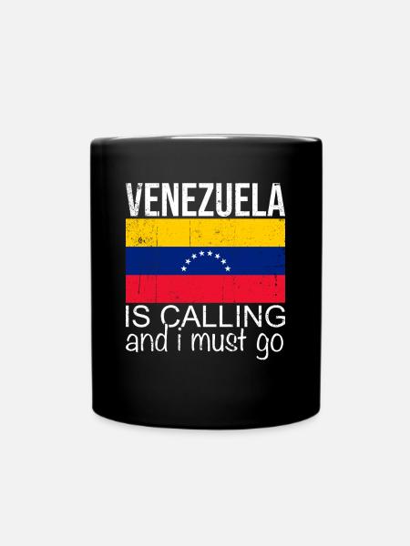 Venezuela Spruch - Tasse einfarbig - Schwarz
