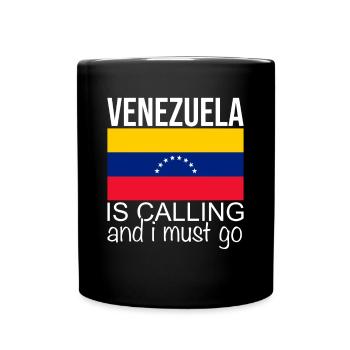 Venezuela Quote - Full Colour Mug - black - Front