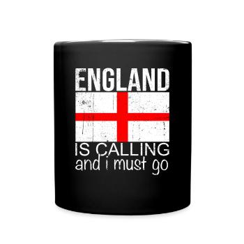 England Saying - Full Colour Mug - black - Front