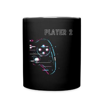 Couple de joueurs - Joueur 1 Joueur 2 Joueur - Mug uni - noir - Devant