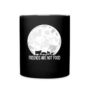 Vegetarian Vegan Vegetarian Gift - Full Colour Mug - black - Front