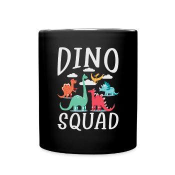 Dinosaur Gift Dino Lover Gift - Full Colour Mug - black - Front