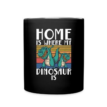 Cadeau de dinosaure Dino Lover Cadeau - Mug uni - noir - Devant