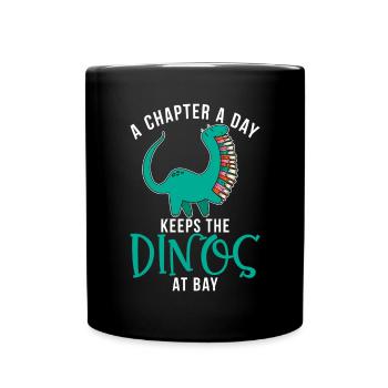 Cadeau de dinosaure Dino Lover Cadeau - Mug uni - noir - Devant