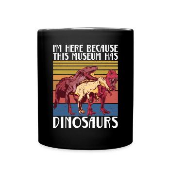 Cadeau de dinosaure Dino Lover Cadeau - Mug uni - noir - Devant