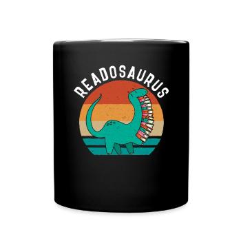 Dinosaurier Geschenk Dino Liebhaber Geschenk - Tasse einfarbig - Schwarz - Vorne