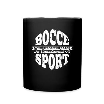 Bocce Shirt Gift Boccia Player - Full Colour Mug - black - Front