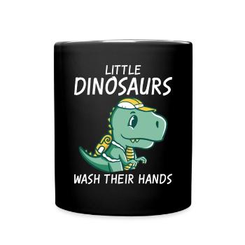 Cadeau de dinosaure Dino Lover Cadeau - Mug uni - noir - Devant