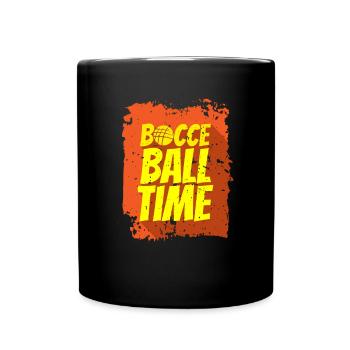 Bocce Ball Time Shirt Gift Boccia - Full Colour Mug - black - Front