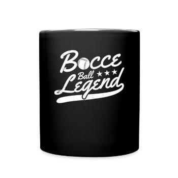 Bocce Ball Legend Shirt Gift Boccia - Full Colour Mug - black - Front