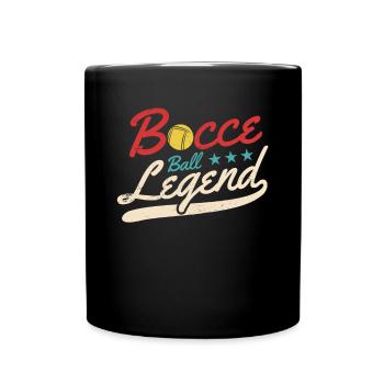 Bocce Ball Legend Shirt Gift Boccia - Full Colour Mug - black - Front