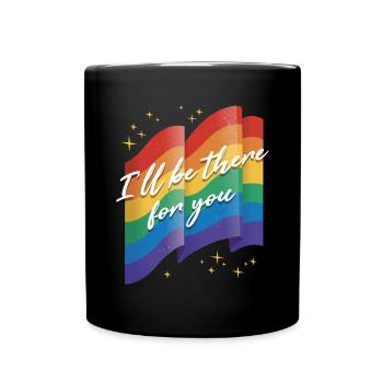 LGBT Flag Gay Parade Pride Month - Full Colour Mug - black - Front