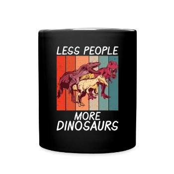 Cadeau de dinosaure Dino Lover Cadeau - Mug uni - noir - Devant