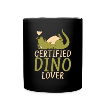 Cadeau de dinosaure Dino Lover Cadeau - Mug uni - noir - Devant