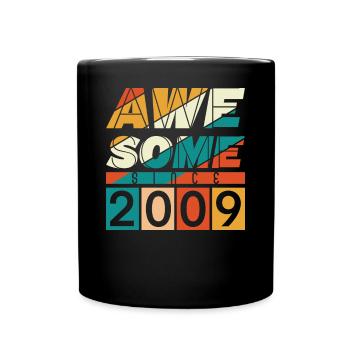 2009 Anniversaire Naissance Année de naissance millésime - Mug uni - noir - Devant