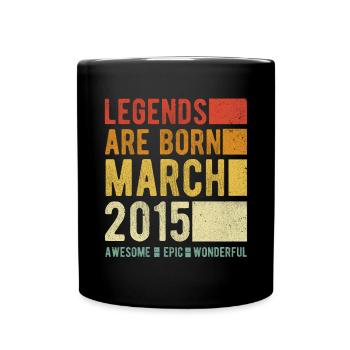 Anniversaire Mars 2015 - Mug uni - noir - Devant
