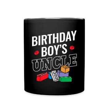 Uncle of the birthday boy Bauklötze - Full Colour Mug - black - Front