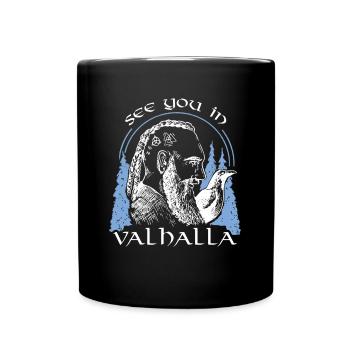 Rendez-vous au Valhalla - Viking Warriors - Mug uni - noir - Devant