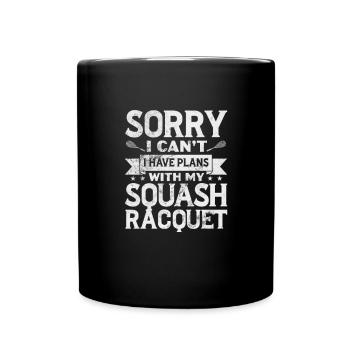 Joueur de squash Badminton Sports Gift - Mug uni - noir - Devant