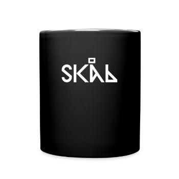 Skal Nordisch Keltisch Wikinger Walhalla - Tasse einfarbig - Schwarz - Vorne