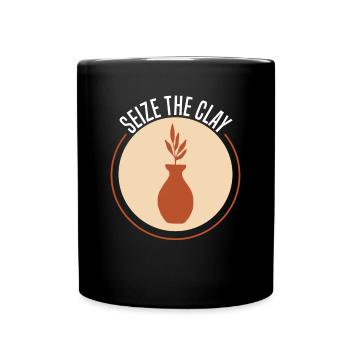 Poterie Argile Cours de poterie Poterie Getöpfert - Mug uni - noir - Devant