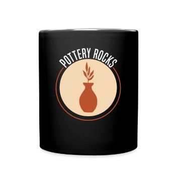 Poterie Argile Cours de poterie Poterie Getöpfert - Mug uni - noir - Devant