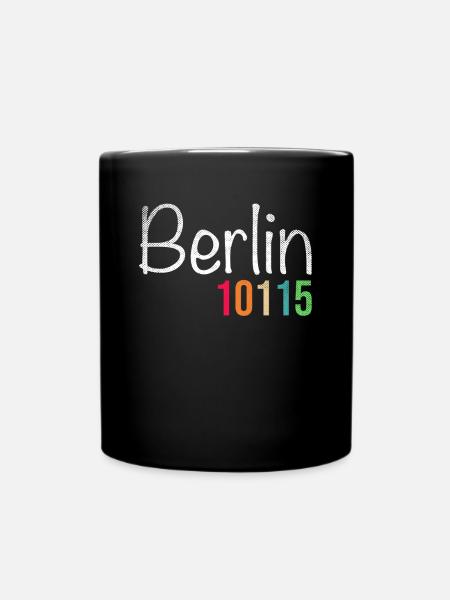 Berlin - Tasse einfarbig - Schwarz