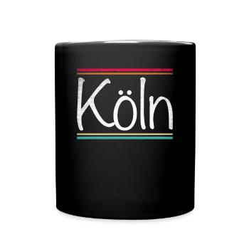 Cologne - Mug uni - noir - Devant