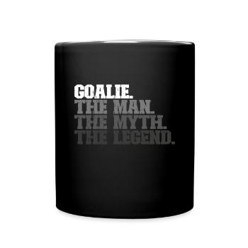 Gardien de but de football du gardien de but de football - Mug uni - noir - Devant