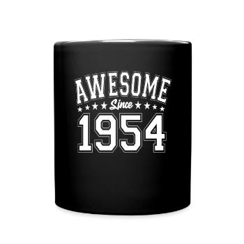 Awesome Since 1954 Birthday 1954 Vintage 1954 - Full Colour Mug - black - Front