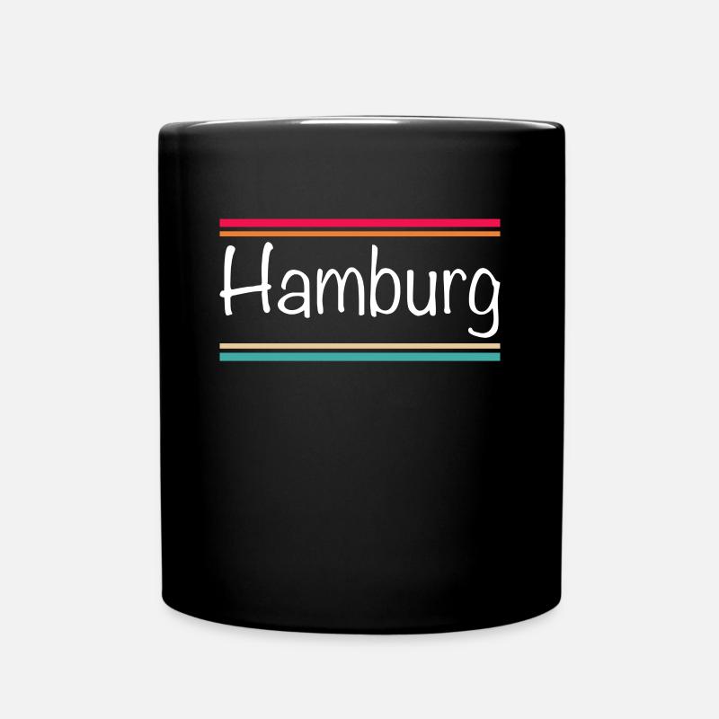 Hamburg - Tasse einfarbig - Schwarz