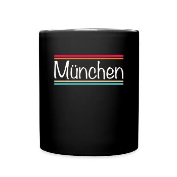 Munich - Full Colour Mug - black - Front