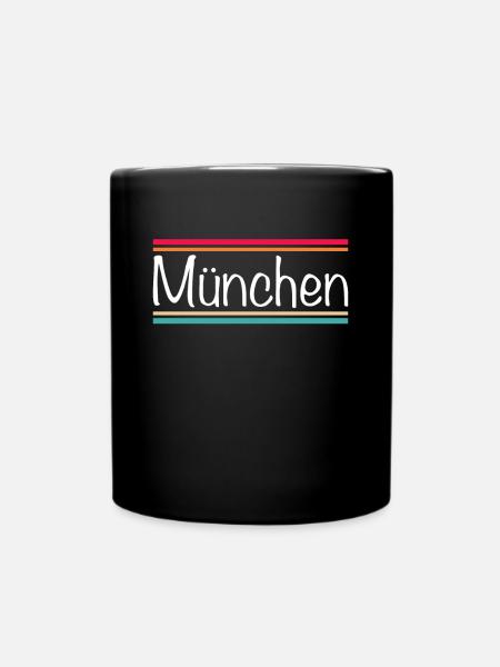 Munich - Full Colour Mug - black