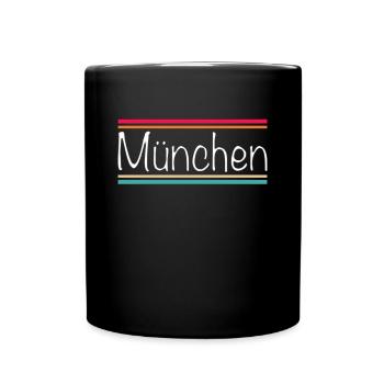 Munich - Full Colour Mug - black - Front