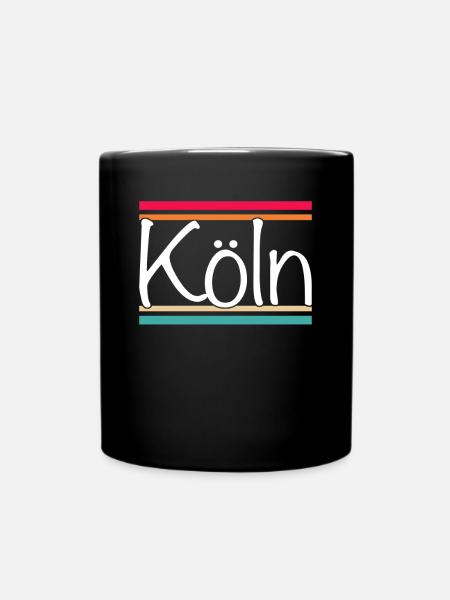 Köln - Tasse einfarbig - Schwarz