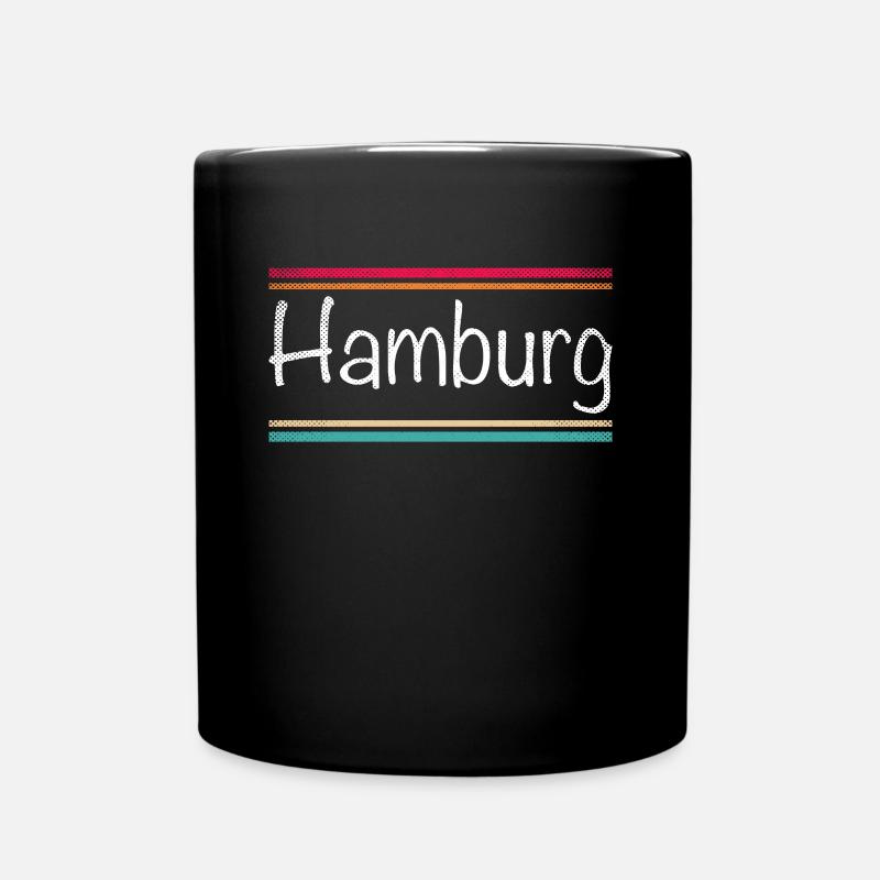 Hambourg - Mug uni - noir
