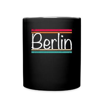 Berlin - Mug uni - noir - Devant
