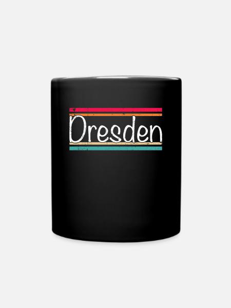 Dresden - Tasse einfarbig - Schwarz