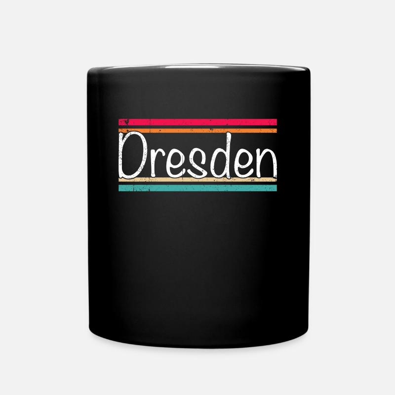 Dresden - Tasse einfarbig - Schwarz
