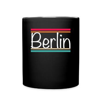 Berlin - Mug uni - noir - Devant