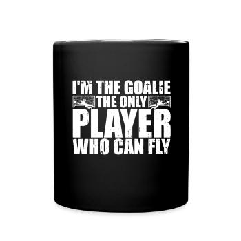 Gardien de but de football du gardien de but de football - Mug uni - noir - Devant