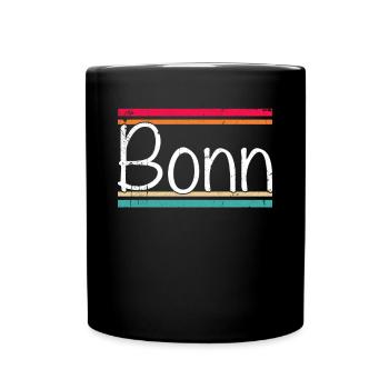 Bonn - Tasse einfarbig - Schwarz - Vorne