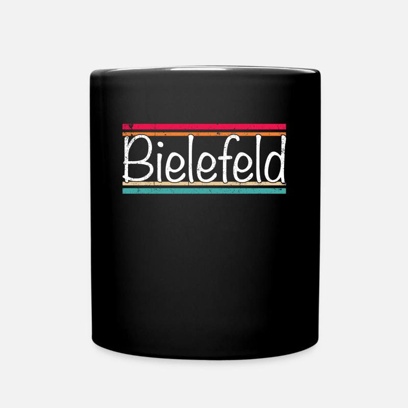 Bielefeld - Tasse einfarbig - Schwarz