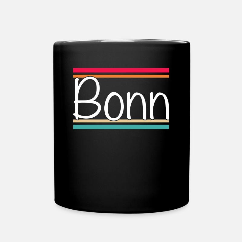 Bonn - Tasse einfarbig - Schwarz