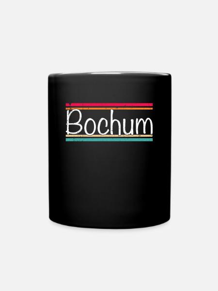 Bochum - Tasse einfarbig - Schwarz