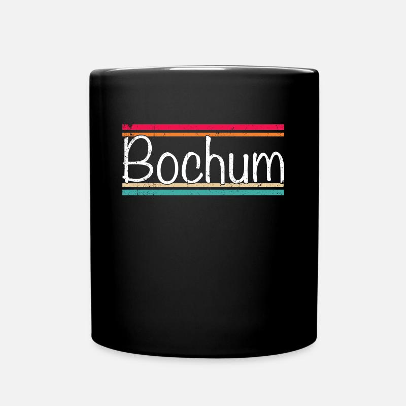 Bochum - Tasse einfarbig - Schwarz