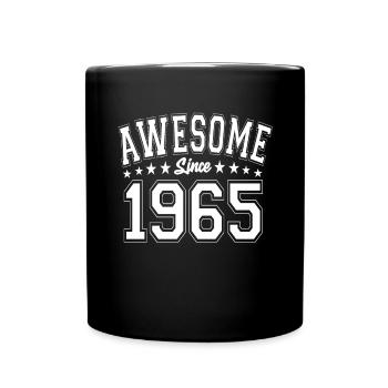 Awesome Since 1965 Birthday 1965 Vintage 1965 - Full Colour Mug - black - Front