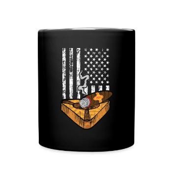 Fumeurs de cigarettes de cigares - Mug uni - noir - Devant