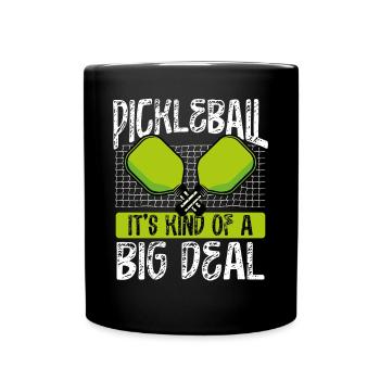 Le pickleball est un gros problème - Mug uni - noir - Devant