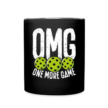 Un autre match de pickleball - Mug uni - noir - Devant